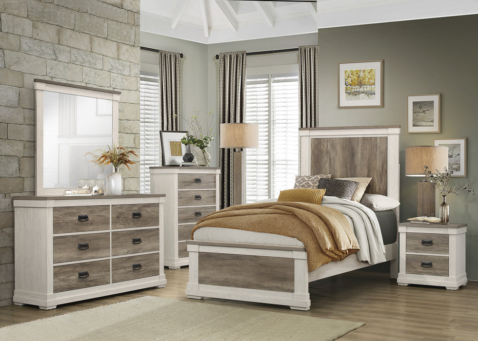 Arcadia Dresser in White/Gray - 1677-5