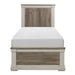 Arcadia Twin Bed in White/Gray - 1677T-1 image