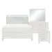 Kerren 4pc Set (QB+NS+DR+MR) in White - 1678W-1*4 image