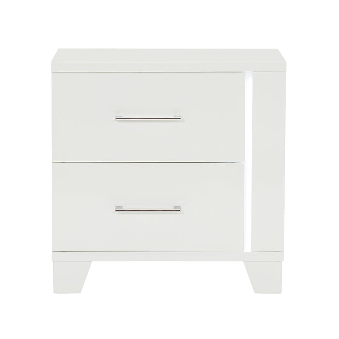 Kerren Nightstand, LED Lighting in White - 1678W-4 image