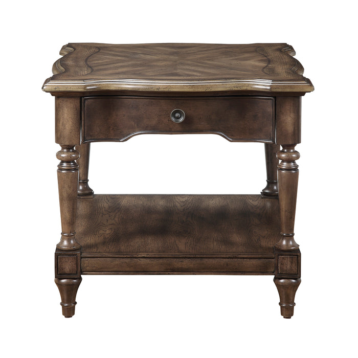 Heath Court End Table in Brown - 1682-04 image