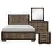 Ellendale 4pc Set (QB+NS+DR+MR) in Gray/Brown - 1695-1*4 image