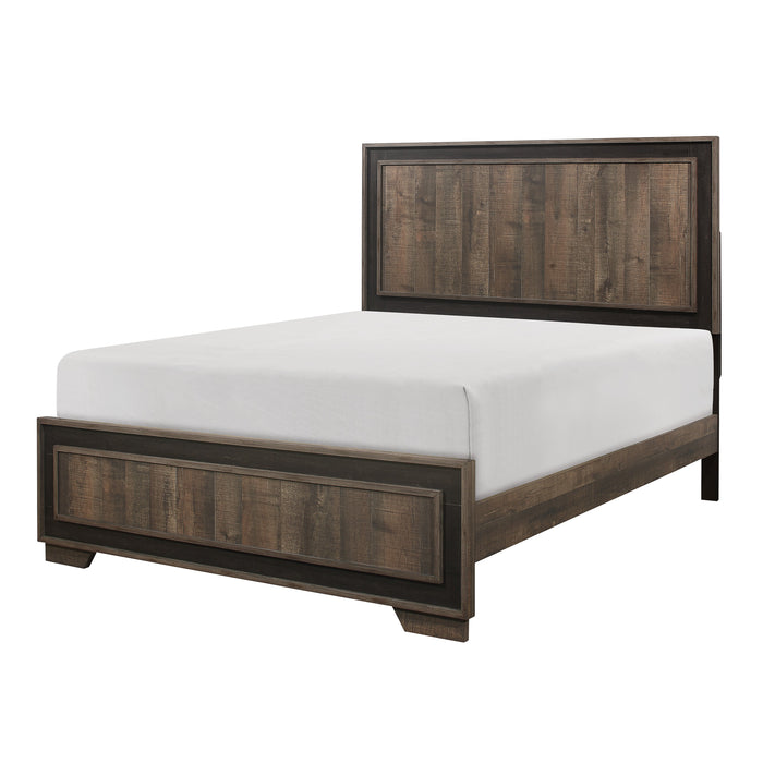 Ellendale Full Bed in Brown/Gray - 1695F-1