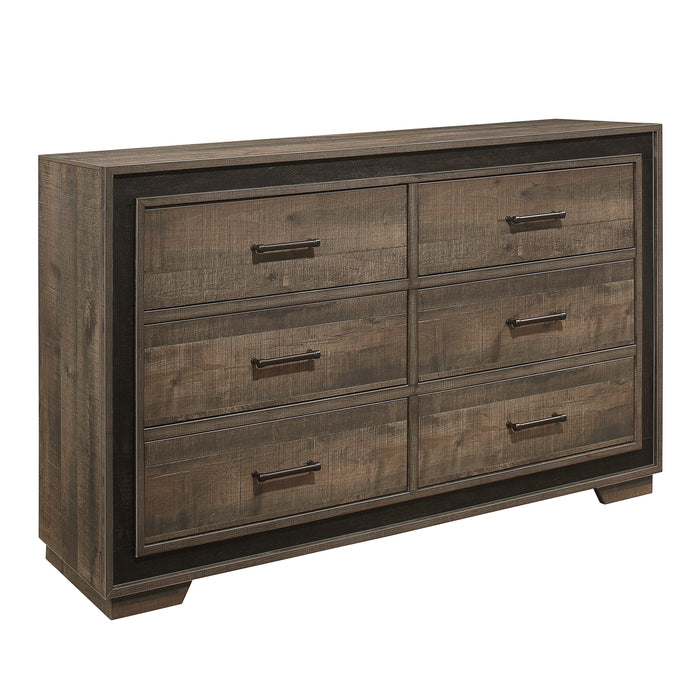 Ellendale Dresser in Brown/Gray - 1695-5