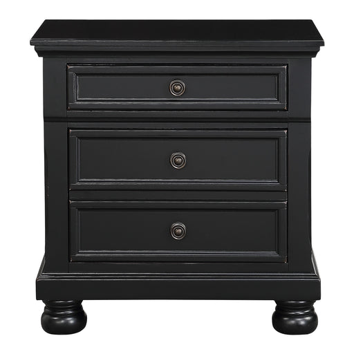 Laurelin Nightstand, Hidden Drawer in Black - 1714BK-4 image