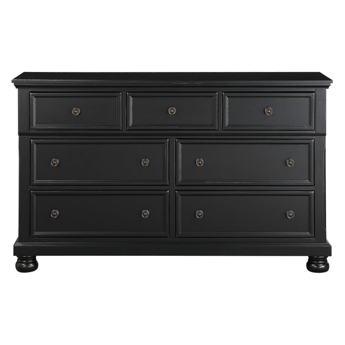 Laurelin Dresser, Hidden Drawer in Black - 1714BK-5 image