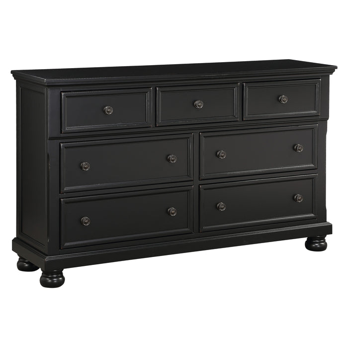 Laurelin Dresser, Hidden Drawer in Black - 1714BK-5