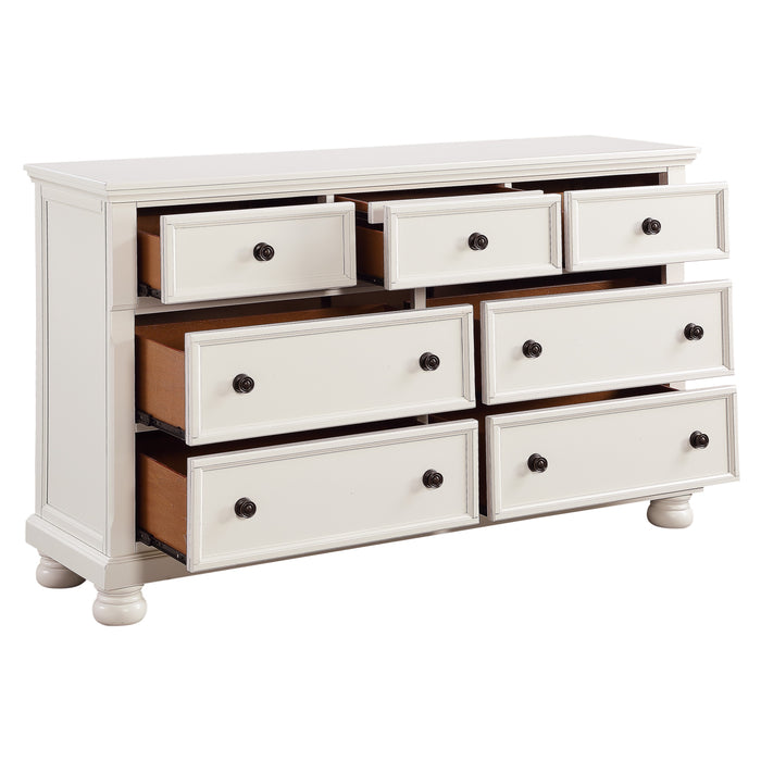 Laurelin DRESSER, HIDDEN DRAWER in White - 1714W-5