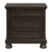 Begonia Nightstand with Hidden Drawer in Gray/Brown - 1718GY-4 image