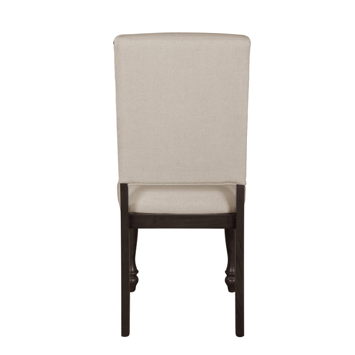 Begonia Side Chair in Brown/Gray - 1718GYS