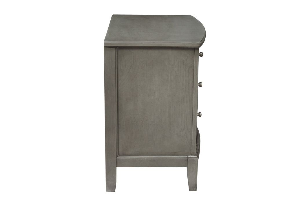 Cotterill Nightstand in Gray - 1730GY-4