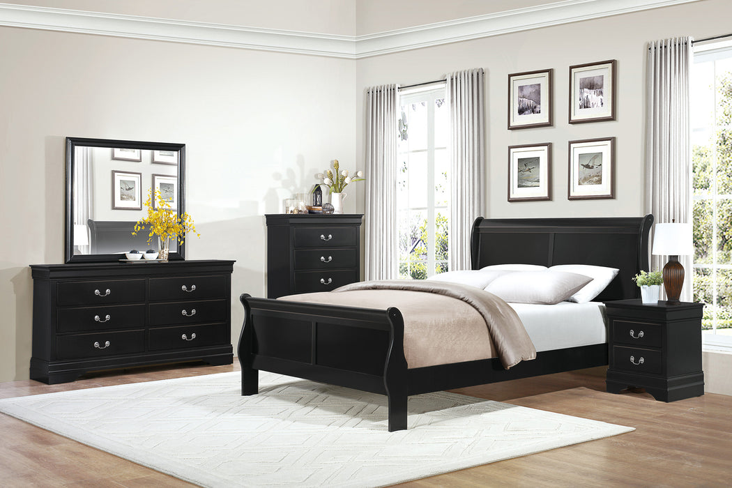 Mayville Full Bed in Black - 2147FBK-1