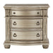 Cavalier Nightstand in Gold/Silver/Champagne - 1757SV-4 image