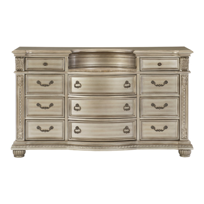 Cavalier Dresser in Gold/Silver/Champagne - 1757SV-5 image