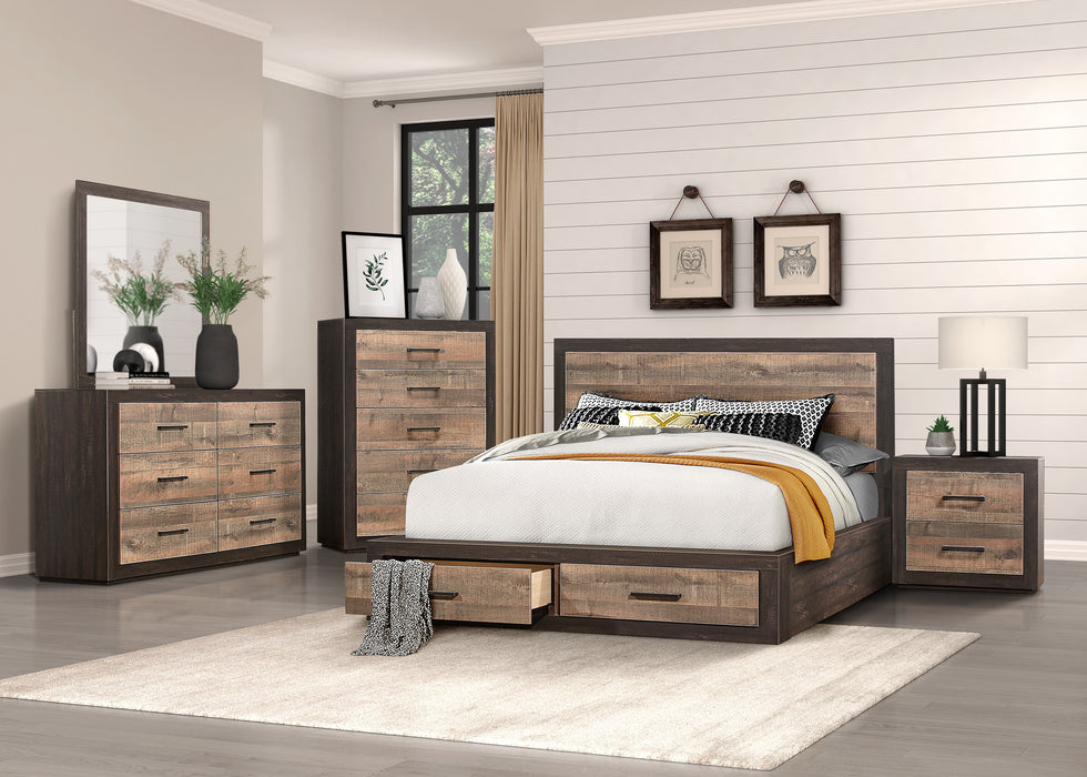 Miter Chest in Brown/Gray - 1762-9