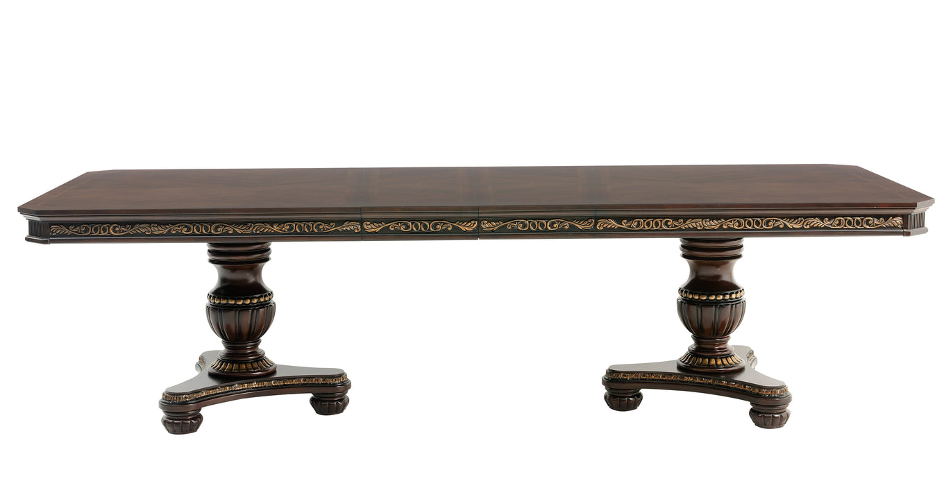 Russian Hill Double Pedestal Dining Table in Cherry - 1808-112* image