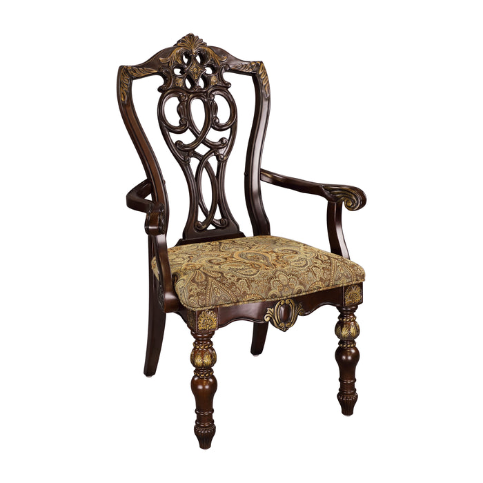 Catalonia Arm Chair in Cherry - 1824A