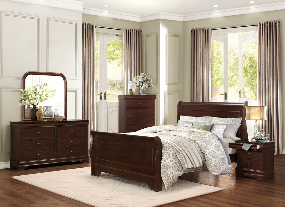 Abbeville Full Bed in Cherry - 1856F-1