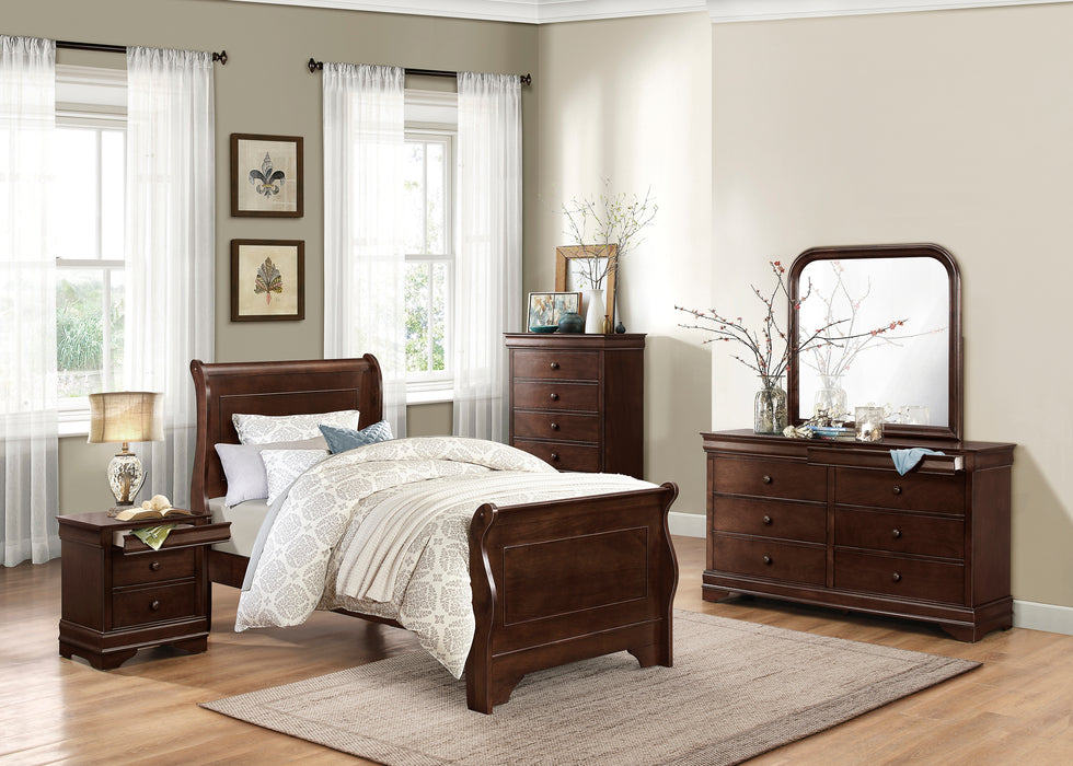 Abbeville Twin Bed in Cherry - 1856T-1