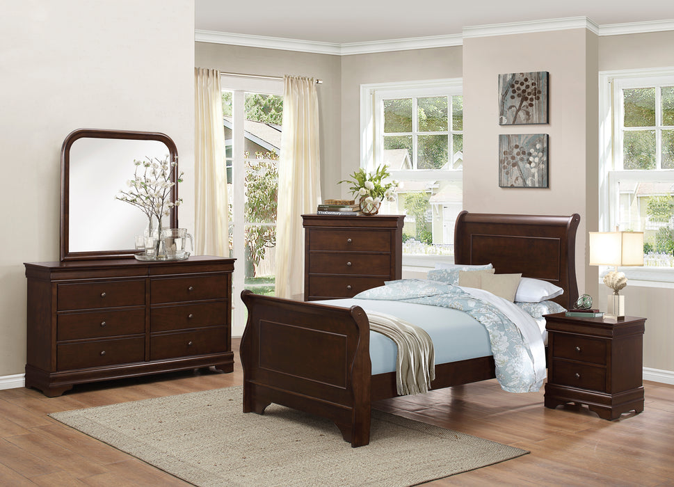 Abbeville Twin Bed in Cherry - 1856T-1