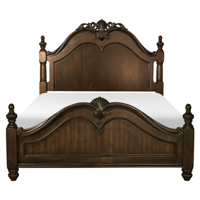 Mont Belvieu Eastern King Bed in Cherry - 1869K-1EK image