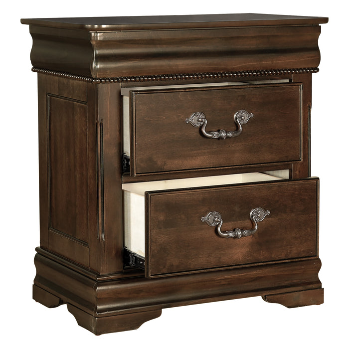 Mont Belvieu Nightstand, Hidden Drawer in Cherry - 1869-4