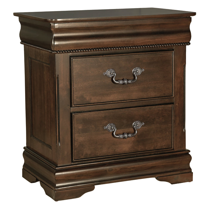 Mont Belvieu Nightstand, Hidden Drawer in Cherry - 1869-4