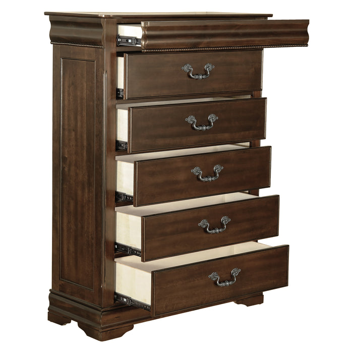 Mont Belvieu Chest, Hidden Drawer in Cherry - 1869-9