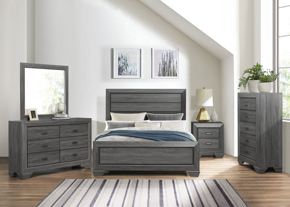 Beechnut Full Bed in Gray - 1904FGY-1