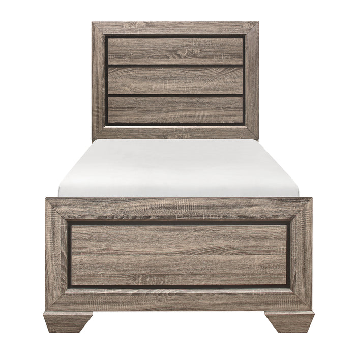 Beechnut Twin Bed in Natural/Brown/Black - 1904T-1 image