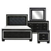 Allura 4pc Set (QB+NS+DR+MR) in Transparent/Black - 1916BK-1*4 image