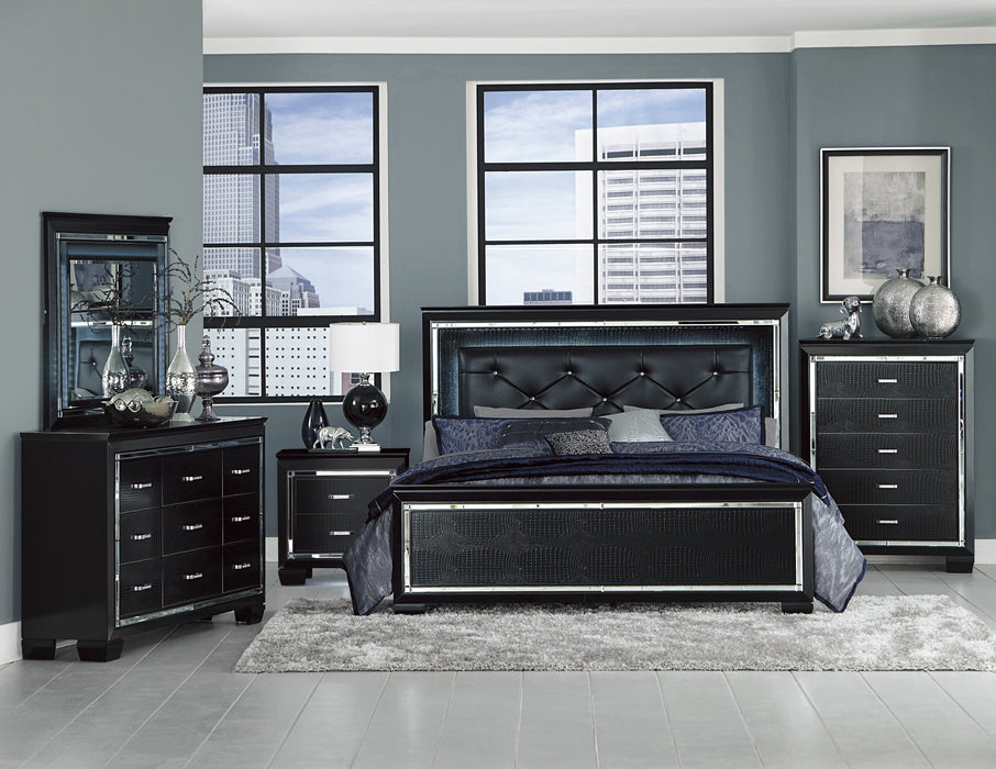 Allura Dresser in Black/Transparent - 1916BK-5