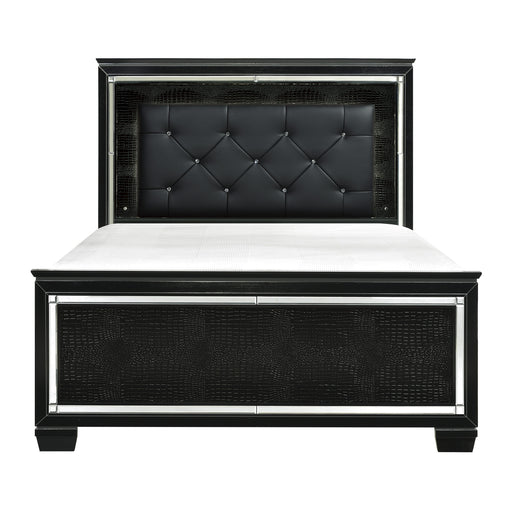 Allura (3)Full Bed, LED Lighting in Transparent/Black - 1916FBK-1* image