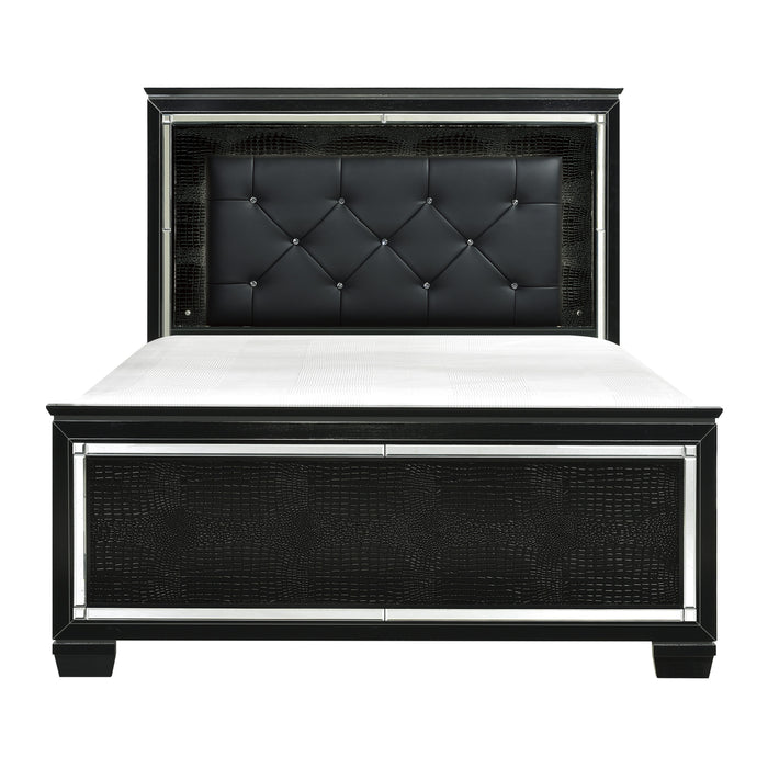 Allura (3)Eastern King Bed, LED Lighting in Black/Transparent - 1916KBK-1EK* image