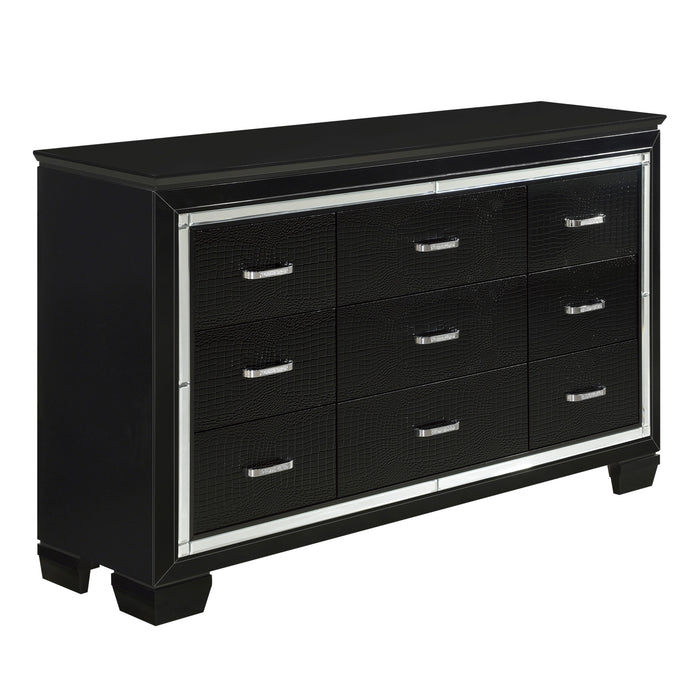 Allura Dresser in Black/Transparent - 1916BK-5