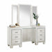 Allura (3)Vanity Dresser with Mirror in White/Transparent - 1916W-15* image