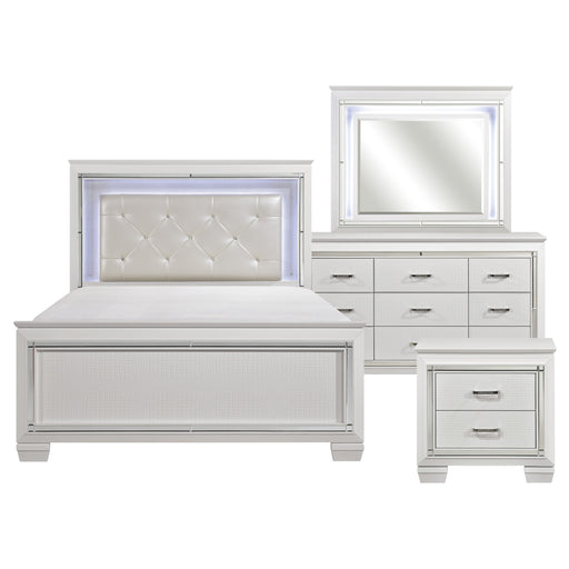 Allura 4pc Set (QB+NS+DR+MR) in White/Transparent - 1916W-1*4 image