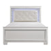 Allura (3)Queen Bed, LED Lighting in White/Transparent - 1916W-1* image