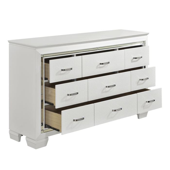 Allura Dresser in Transparent/White - 1916W-5