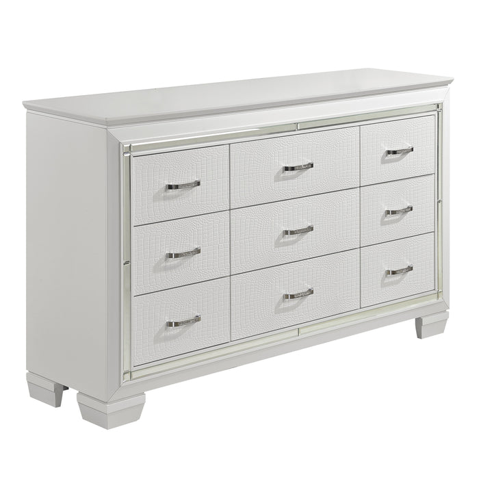 Allura Dresser in Transparent/White - 1916W-5