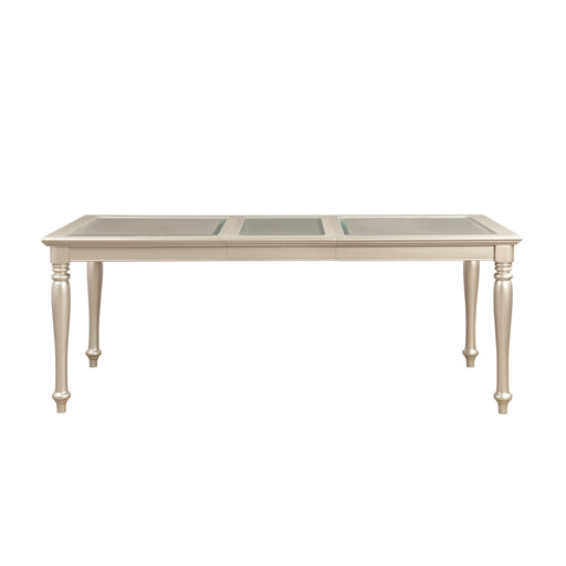 Celandine Dining Table, Glass Insert in Gold/Silver/Champagne - 1928-78NG image