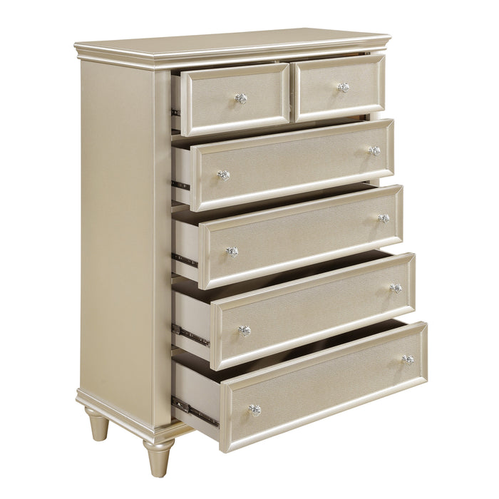 Celandine Chest in Gold/Silver/Champagne - 1928-9