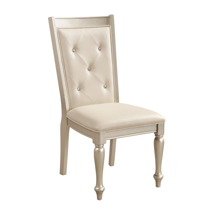 Celandine Side Chair in Gold/Silver/Champagne - 1928S