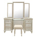 Celandine (3)Vanity Dresser with Mirror in Gold/Silver/Champagne - 1928-15* image