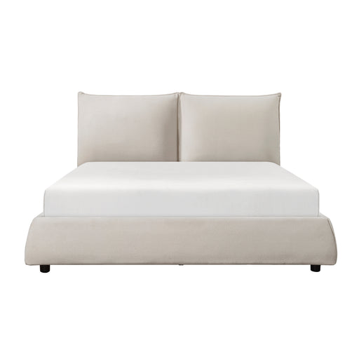 Linna Full Platform Bed in Beige - 1930F-1 image