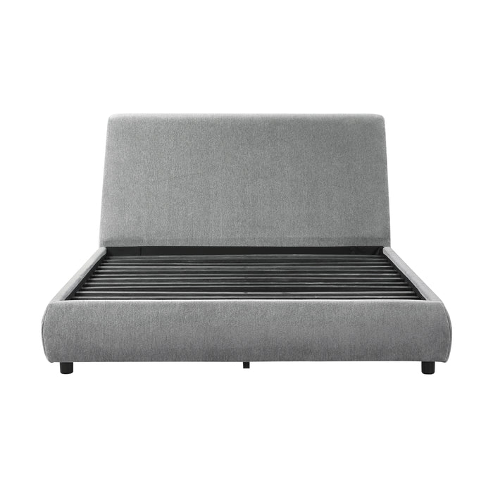 Alford Queen Platform Bed in Gray - 1931-1