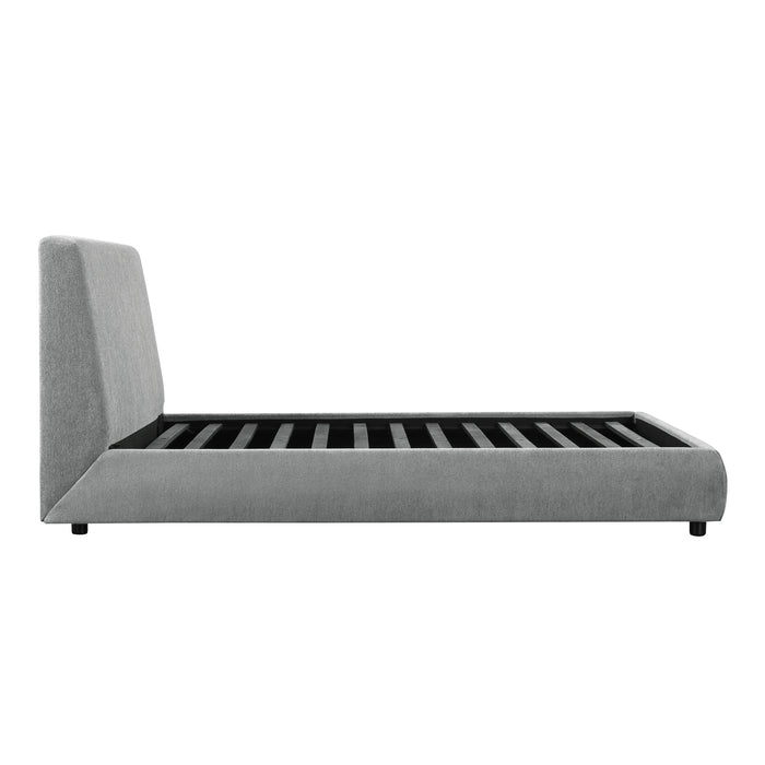 Alford Eastern King Platform Bed in Gray - 1931K-1EK