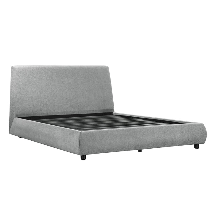 Alford Queen Platform Bed in Gray - 1931-1