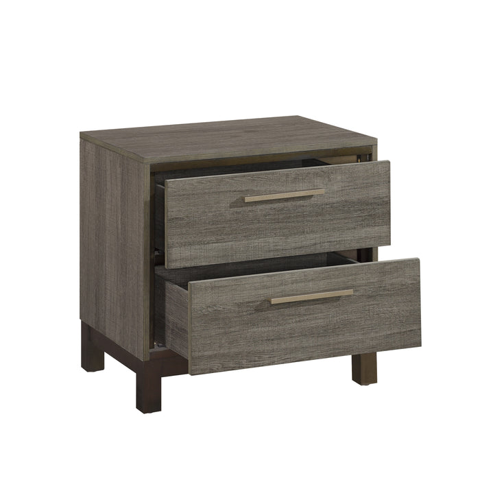 Vestavia Nightstand in Brown/Gray - 1936-4