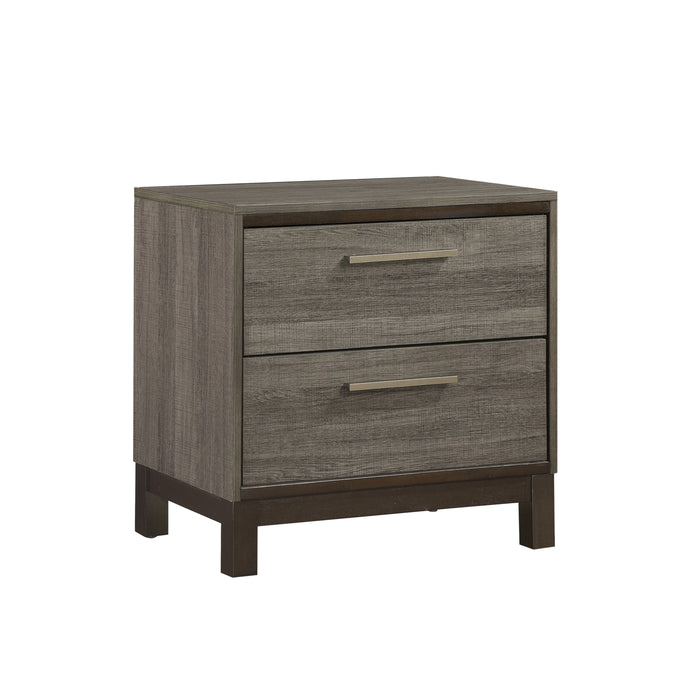 Vestavia Nightstand in Brown/Gray - 1936-4